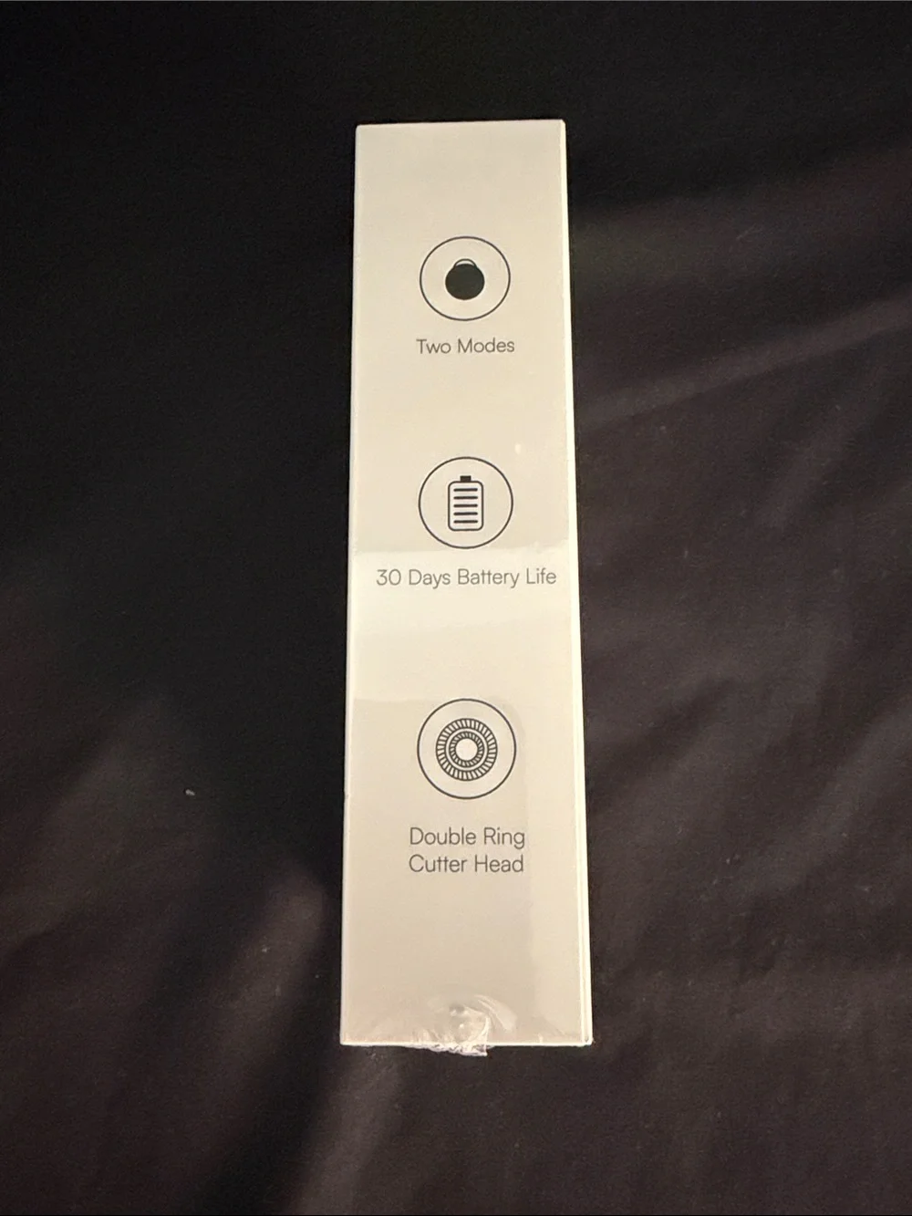 Double-Head Electric Hair Shaver - White